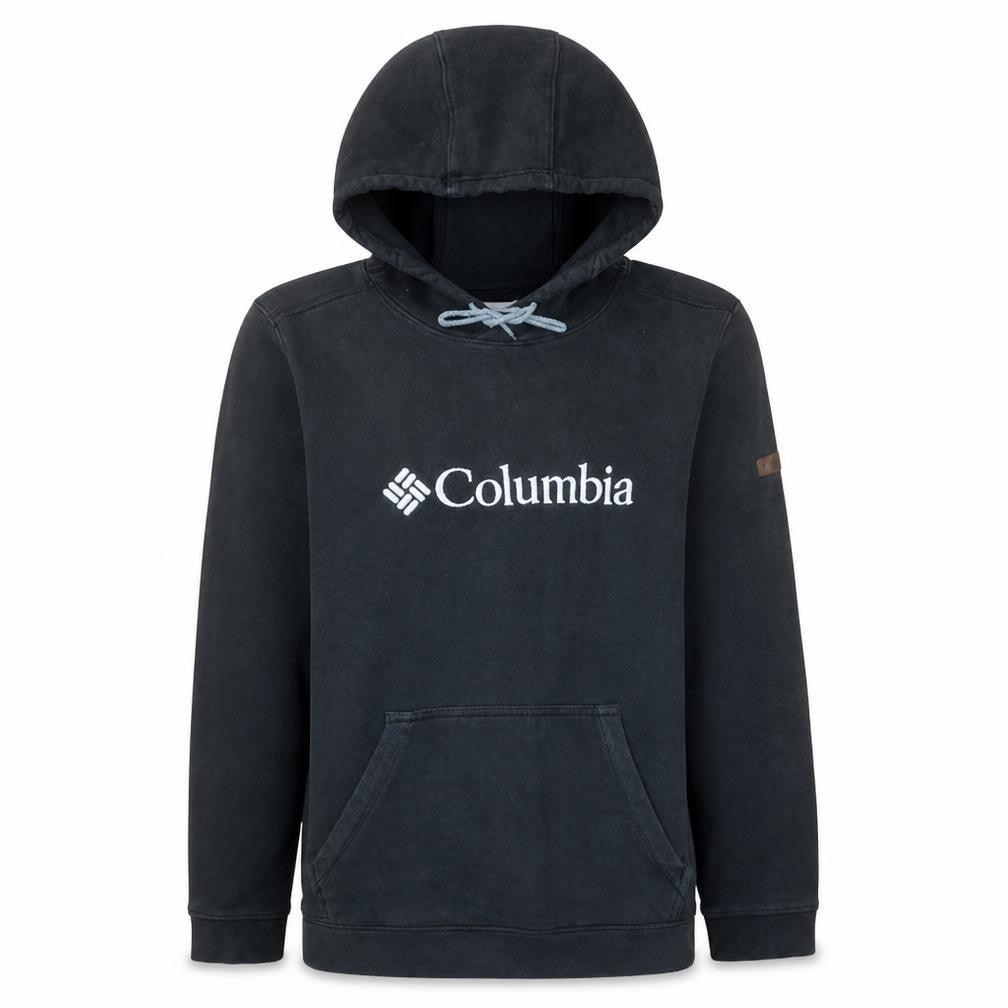 Mens UK Size M Columbia Black Pullover Hoodie