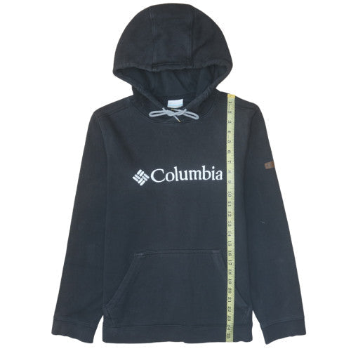 Mens UK Size M Columbia Black Pullover Hoodie