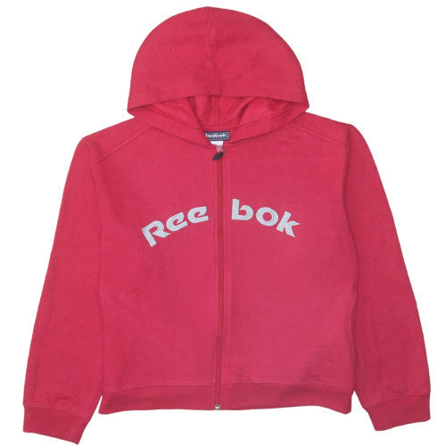 Mens UK Size 2XL Reebok Red Full Zip Hoodie