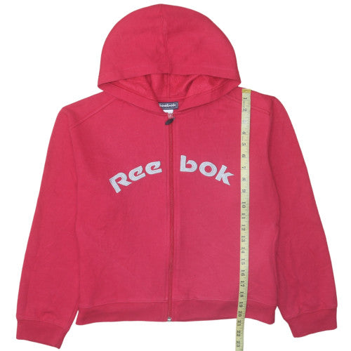Mens UK Size 2XL Reebok Red Full Zip Hoodie