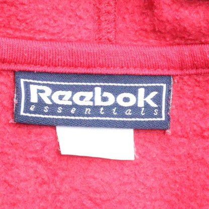 Mens UK Size 2XL Reebok Red Full Zip Hoodie