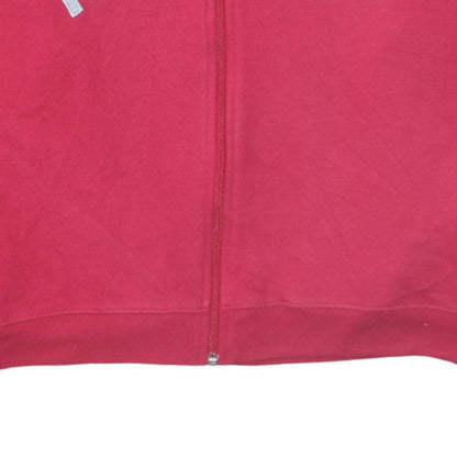 Mens UK Size 2XL Reebok Red Full Zip Hoodie