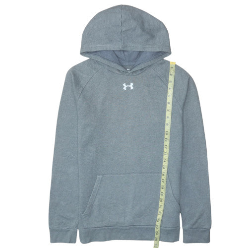 Teens UK Size L Under Armour Grey Pullover Hoodie