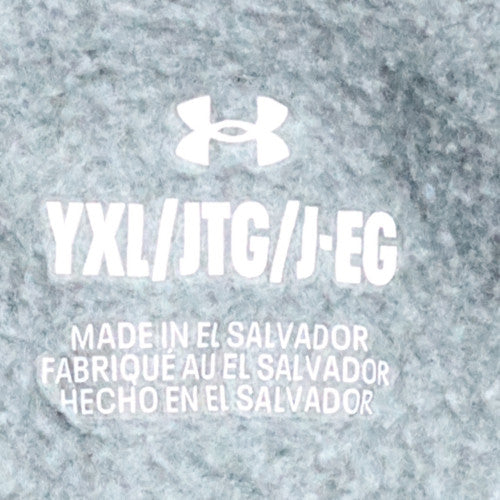 Teens UK Size L Under Armour Grey Pullover Hoodie