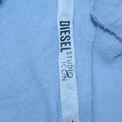 Diesel Women’s Blue Jogger Fleece Sweatpants Size M Elastic Waist