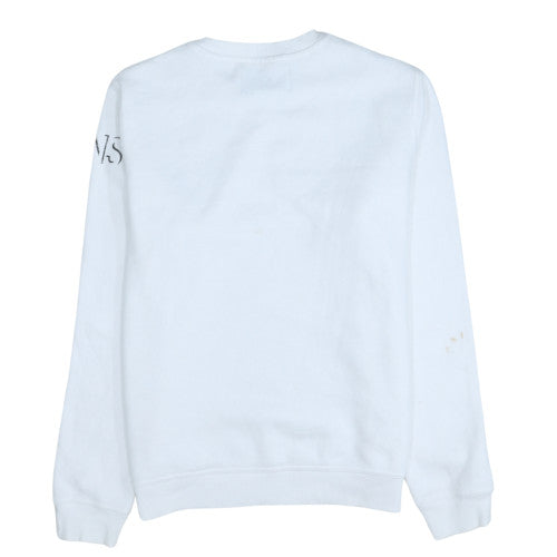 Mens UK Size S Calvin Klein Jeans White Pullover Sweatshirt