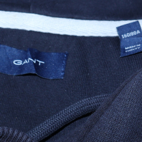 Mens UK Size S GANT Blue Pullover Hoodie