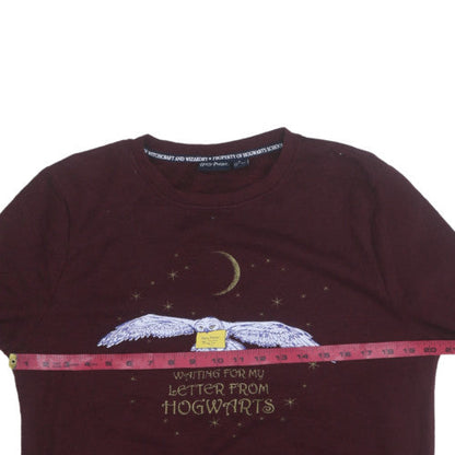 Womens UK Size M Harry Potter Red Pullover Sweatshirt