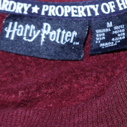 Womens UK Size M Harry Potter Red Pullover Sweatshirt