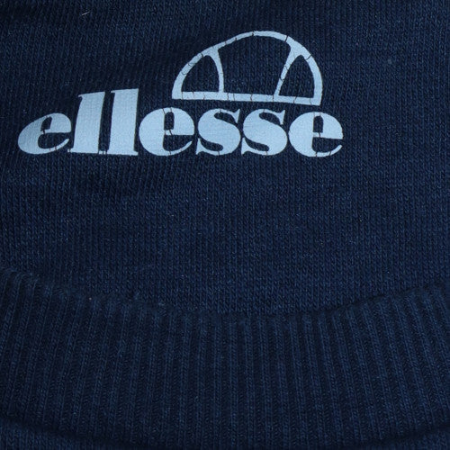 Mens UK Size M Ellesse Blue Pullover Sweatshirt