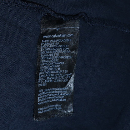 Calvin Klein Jeans Men's Blue XL Logo Graphic Cotton T-Shirt