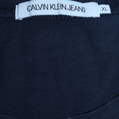 Calvin Klein Jeans Men's Blue XL Logo Graphic Cotton T-Shirt