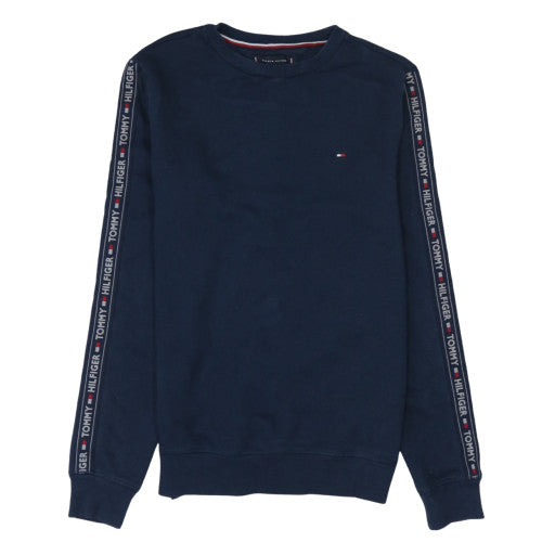 Mens UK Size M Tommy Hilfiger Blue Pullover Sweatshirt