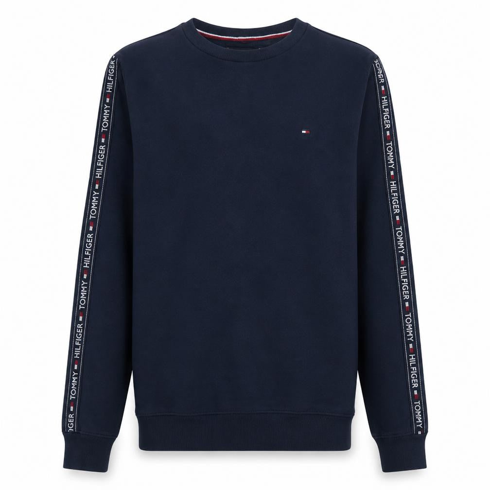 Mens UK Size M Tommy Hilfiger Blue Pullover Sweatshirt