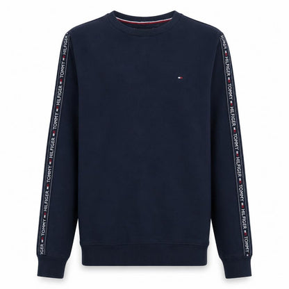 Mens UK Size M Tommy Hilfiger Blue Pullover Sweatshirt