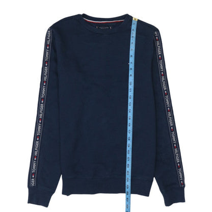 Mens UK Size M Tommy Hilfiger Blue Pullover Sweatshirt