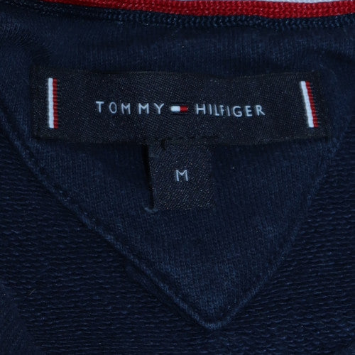 Mens UK Size M Tommy Hilfiger Blue Pullover Sweatshirt