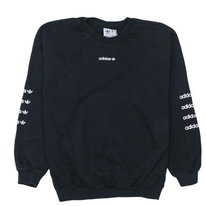 Womens UK Size 8 Adidas Black Pullover Sweatshirt