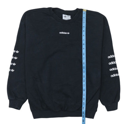 Womens UK Size 8 Adidas Black Pullover Sweatshirt