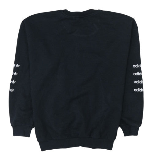 Womens UK Size 8 Adidas Black Pullover Sweatshirt
