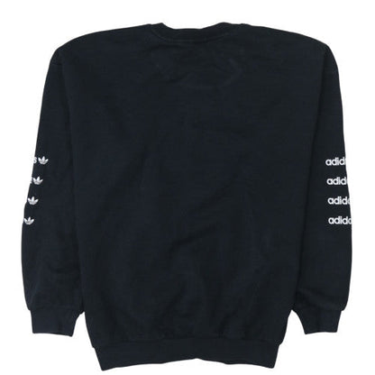 Womens UK Size 8 Adidas Black Pullover Sweatshirt