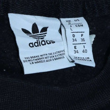 Womens UK Size 8 Adidas Black Pullover Sweatshirt