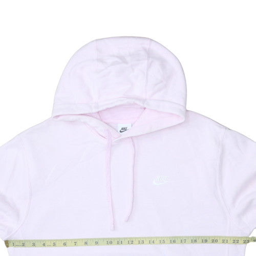 Womens UK Size M Nike Pink Pullover Hoodie