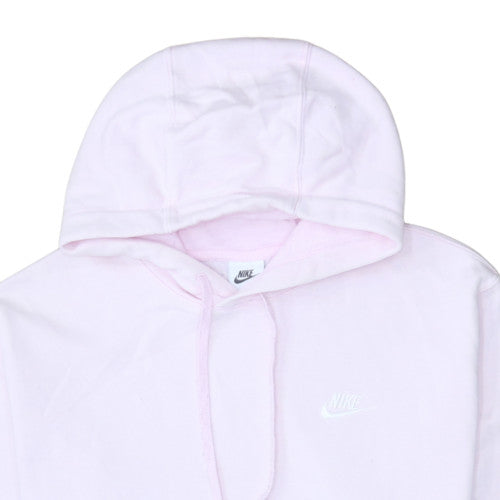Womens UK Size M Nike Pink Pullover Hoodie