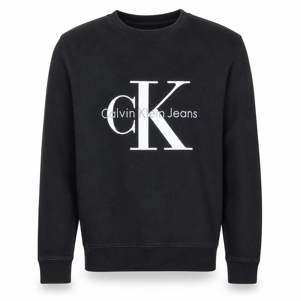 Mens UK Size S Calvin Klein Jeans Black Pullover Sweatshirt