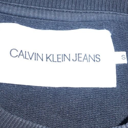 Mens UK Size S Calvin Klein Jeans Black Pullover Sweatshirt