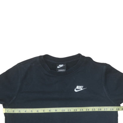 Nike Girls Black XL Fleece Crew Neck Pullover Sweatshirt
