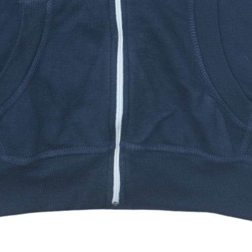 Mens UK Size M Lee Cooper Blue Full Zip Hoodie