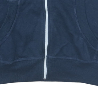 Mens UK Size M Lee Cooper Blue Full Zip Hoodie