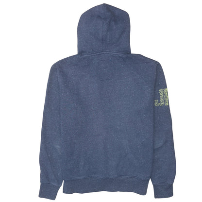 Mens UK Size M Superdry Blue Pullover Hoodie