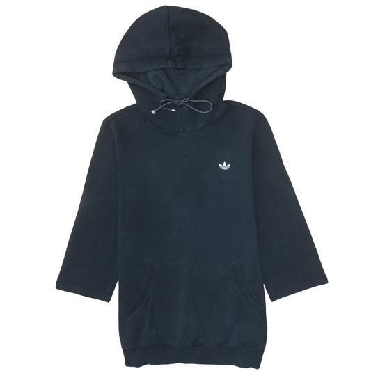 Womens UK Size 14 Adidas Black Tunic Hoodie