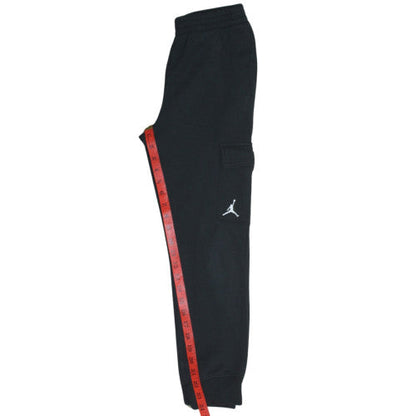 Jordan Boys Black Jogger Trousers 10-12 Years Elastic Waist Fleece