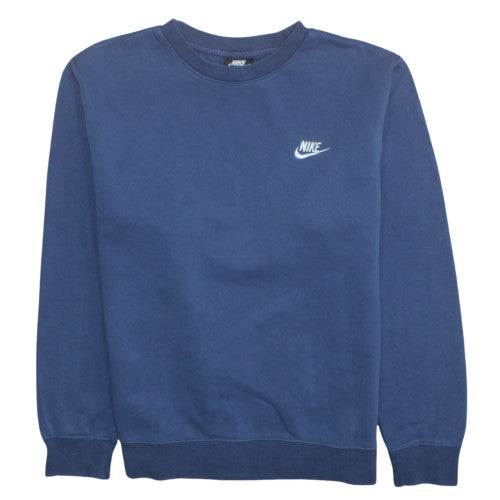 Mens UK Size M Nike Blue Pullover Sweatshirt