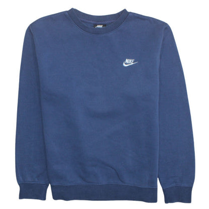 Mens UK Size M Nike Blue Pullover Sweatshirt