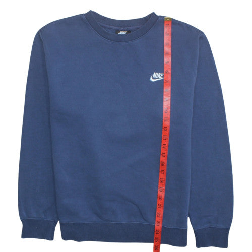 Mens UK Size M Nike Blue Pullover Sweatshirt