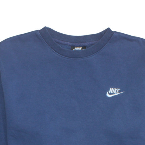 Mens UK Size M Nike Blue Pullover Sweatshirt