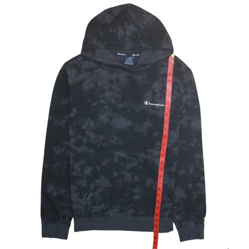Womens UK Size L Champion Black Pullover Hoodie