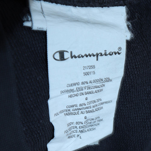 Womens UK Size L Champion Black Pullover Hoodie