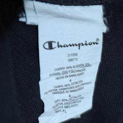 Womens UK Size L Champion Black Pullover Hoodie