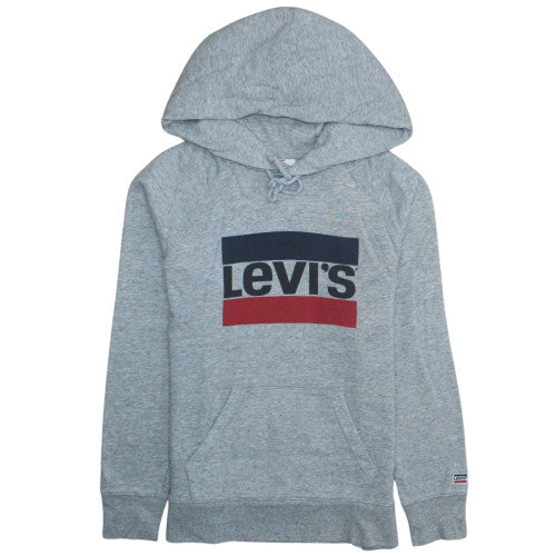 Womens UK Size XS Levi's Grey Pullover Hoodie