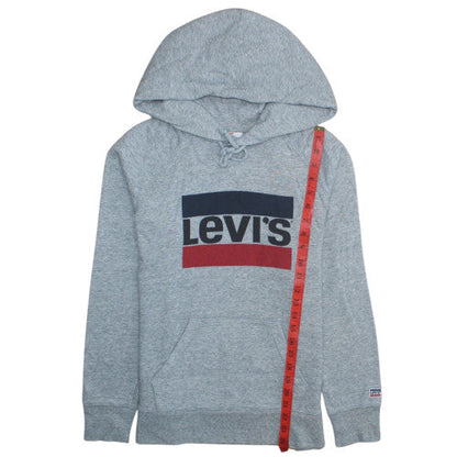 Womens UK Size XS Levi's Grey Pullover Hoodie