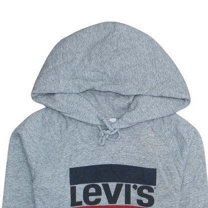 Womens UK Size XS Levi's Grey Pullover Hoodie