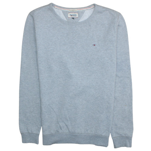 Mens UK Size XL Tommy Hilfiger Denim Grey Pullover Sweatshirt