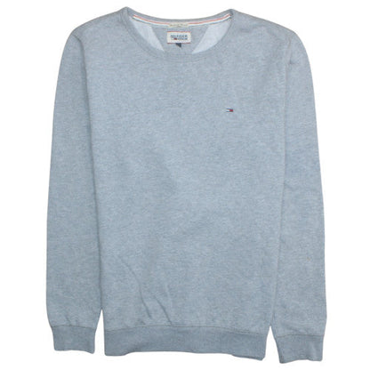 Mens UK Size XL Tommy Hilfiger Denim Grey Pullover Sweatshirt
