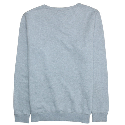 Mens UK Size XL Tommy Hilfiger Denim Grey Pullover Sweatshirt