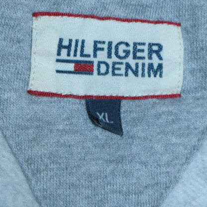Mens UK Size XL Tommy Hilfiger Denim Grey Pullover Sweatshirt